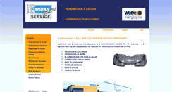 Desktop Screenshot of cardan-equipement-pl.com